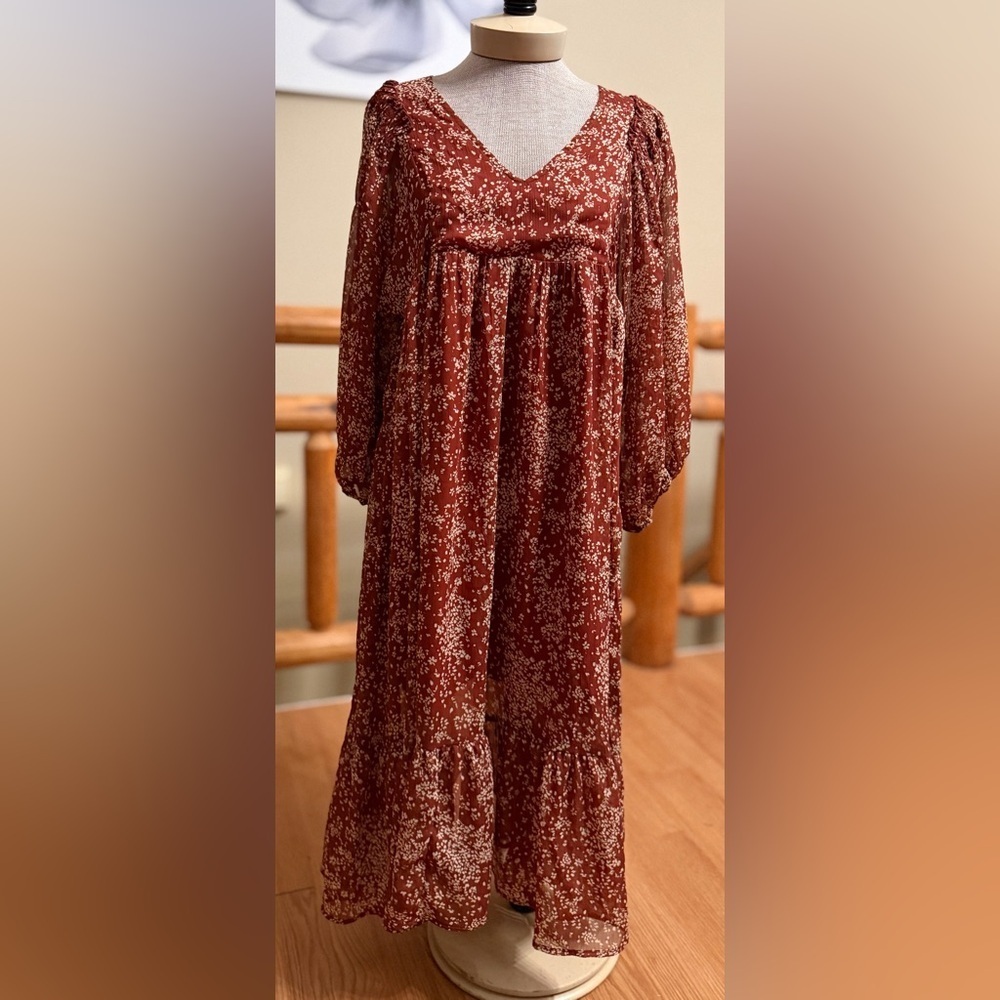 Floral Long Sleeve Dress
